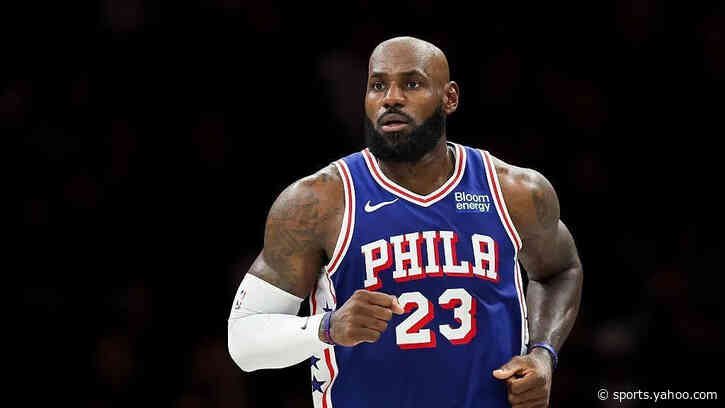 James suffers defeat on 76ers debut in pre-season