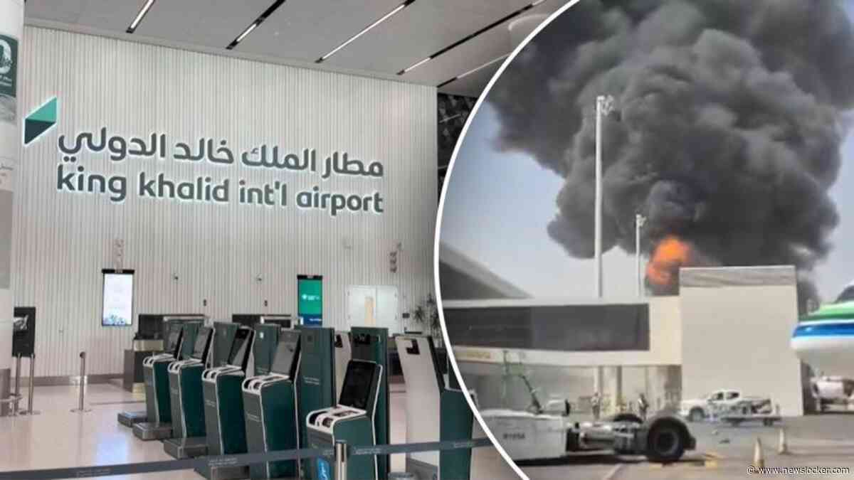 Leeg passagiersvliegtuig in brand na door Houthi’s geclaimde aanval op Saoedi-Arabië