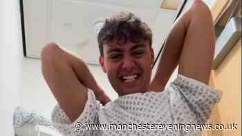 Emmerdale star gives health update as he's seen in hospital gown after finding lump