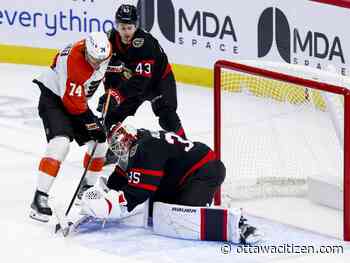Bang! Yakemchuk blast helps Senators past Flyers in home opener