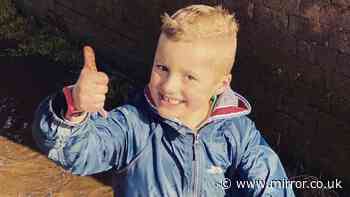 Parents say uplifting funeral helped after son, 7, killed in car crash