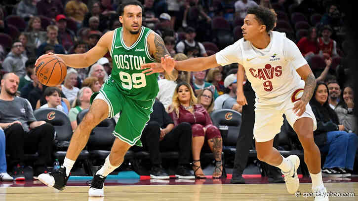 The Celtics’ newest player excels in debut game against Cavaliers