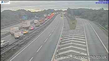 Knowsley Expressway traffic live as crash causes severe delays
