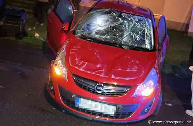 POL-GM: 23-Jähriger beschädigt drei Autos, einen Anhänger und Mülltonnen bei Alleinunfall