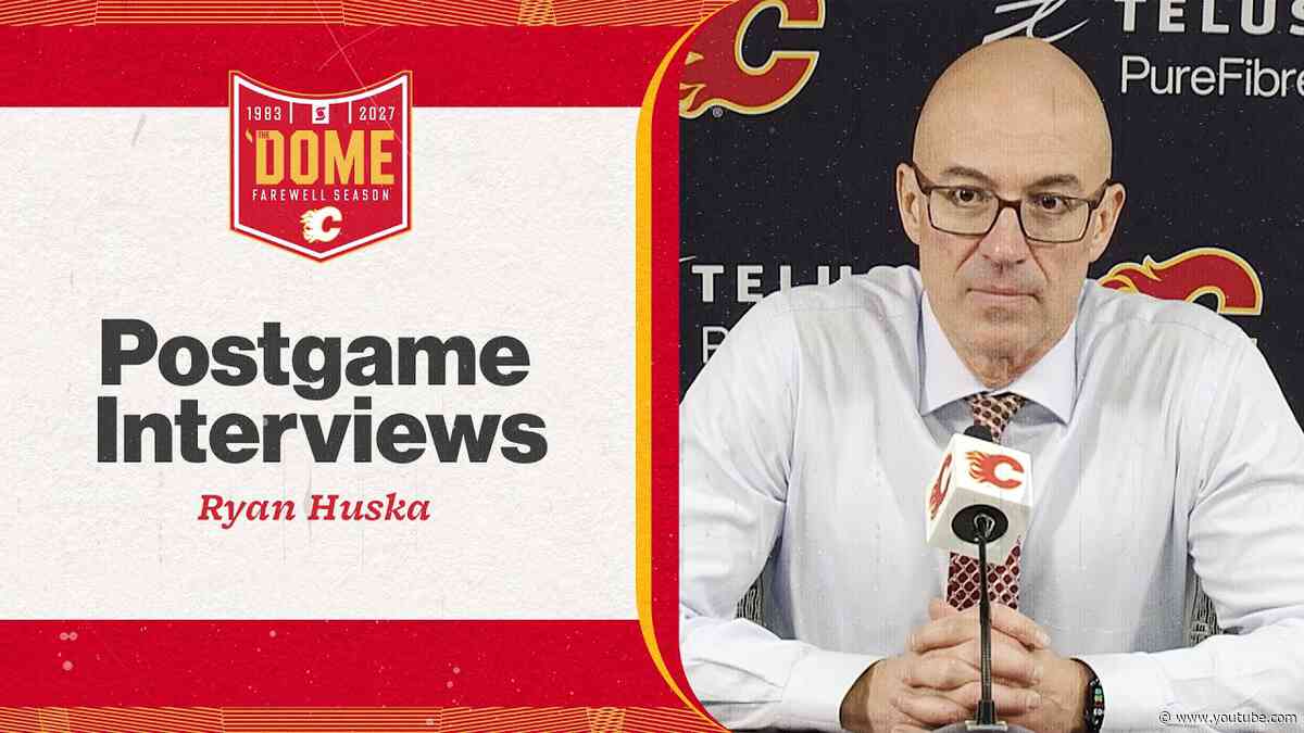 Post-Game - Ryan Huska | Flames vs. Avalanche | 08.10.26