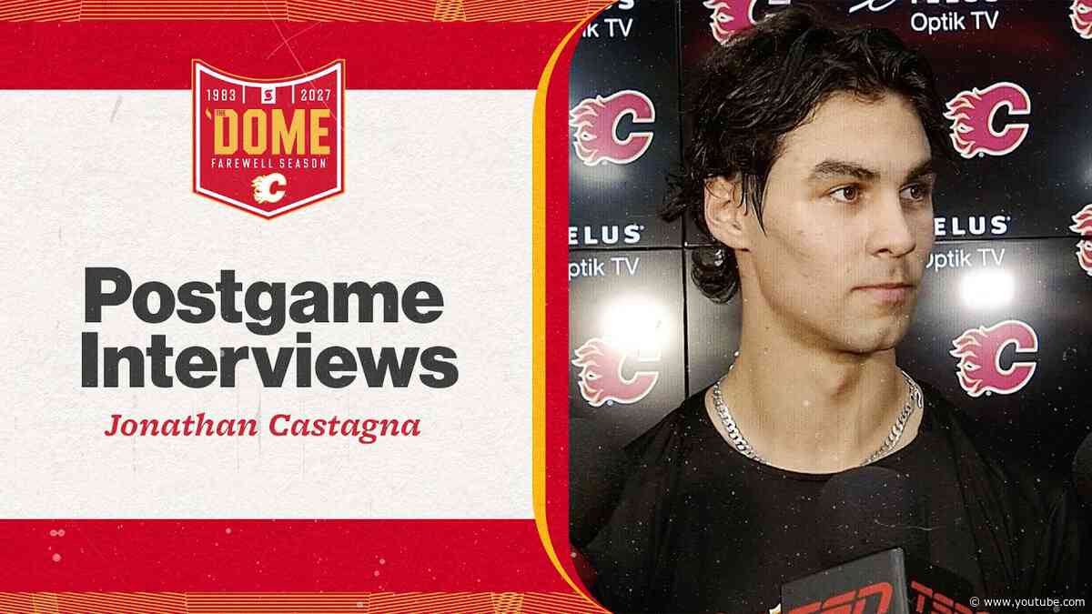 Post-Game - Jonathan Castagna | Flames vs. Avalanche | 08.10.26