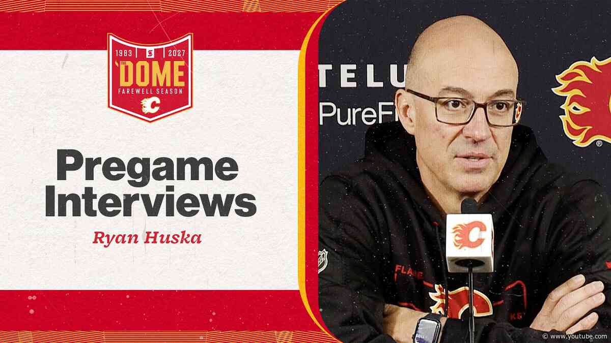 Pre-Game - Ryan Huska | Flames vs. Avalanche | 08.10.26