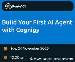 Build Your First AI Agent with Cognigy