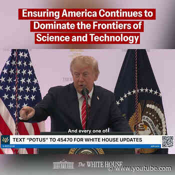 President Trump will always ensure America is at the forefront of science and technology. 🇺🇸