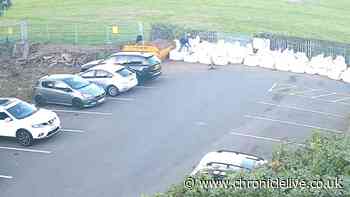 Masked intruders storm hospice grounds in broad daylight before neighbour intervened