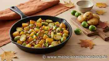 Goldbraun aus der Pfanne: Rosenkohl mit Kartoffeln und Speck – ideal für kalte Tage