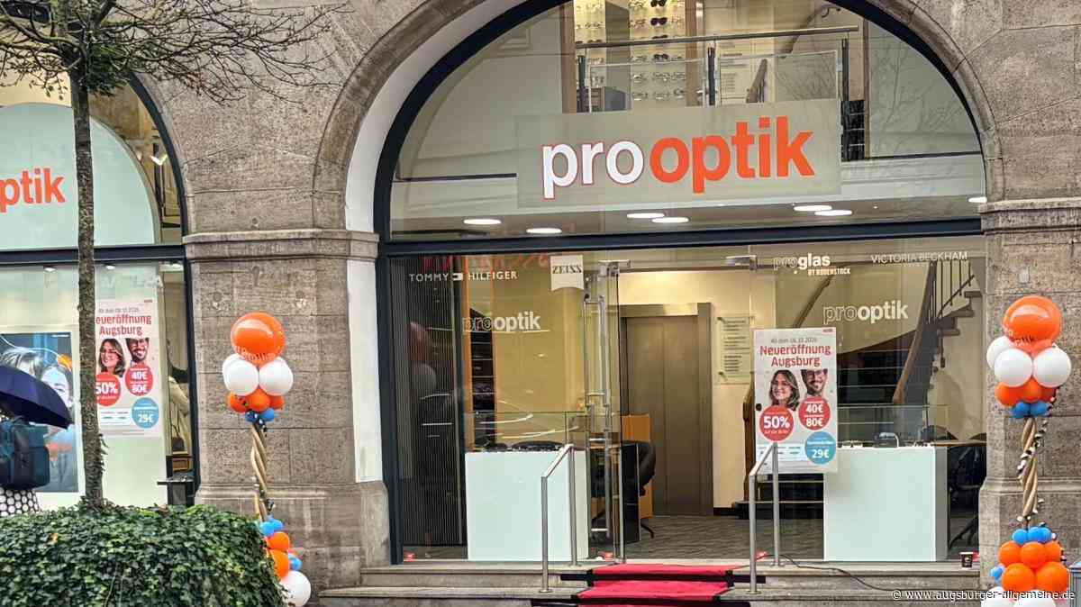 Neue Optikerkette in Augsburg: Pro Optik hat in der  Innenstadt eröffnet