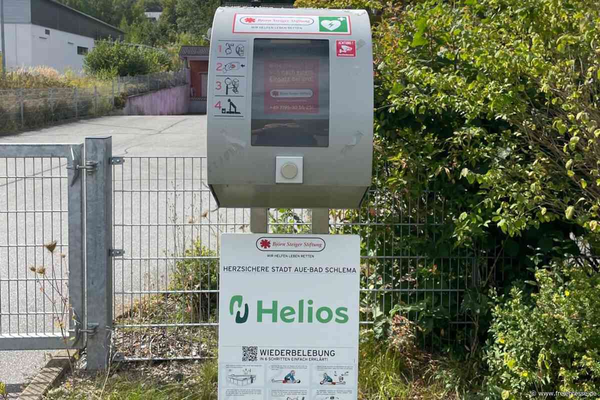 „Wie ein Stich ins Herz“: Erneut Defibrillator in Aue-Bad Schlema gestohlen
