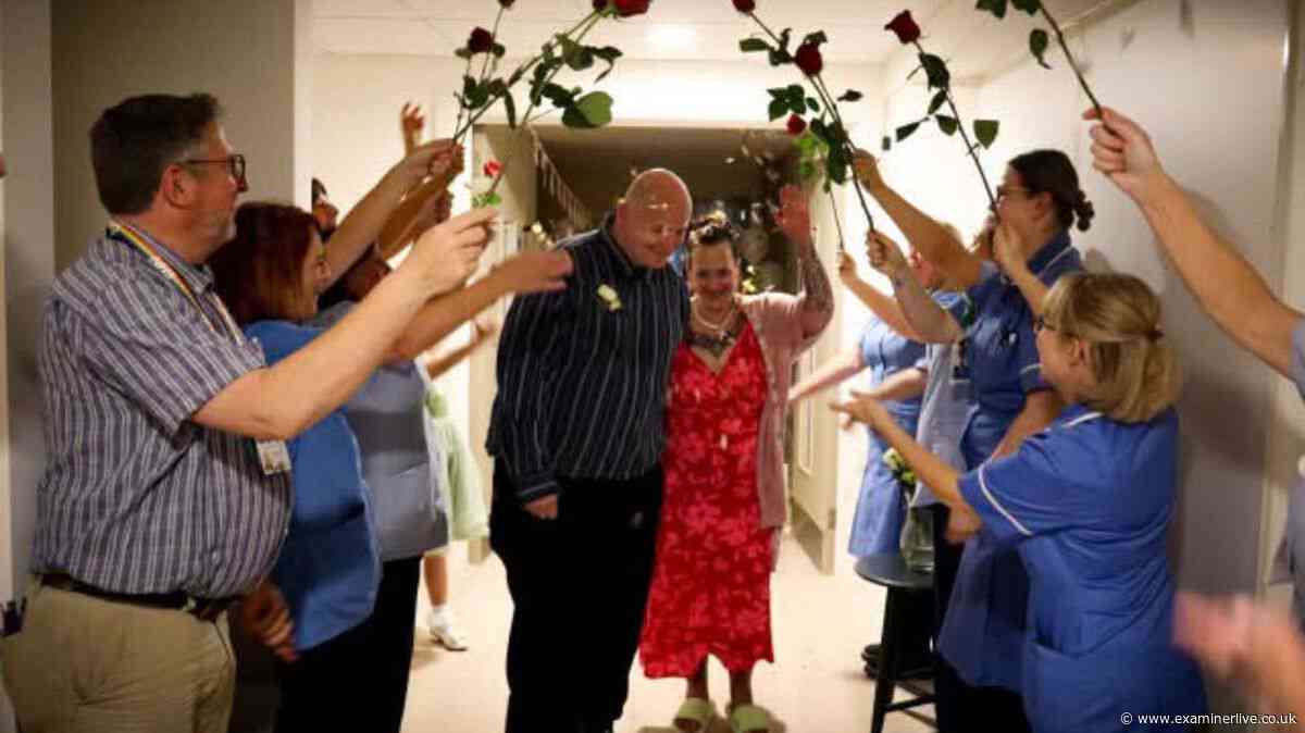 'Real life angels' make dreams come true with 'magical' hospice wedding