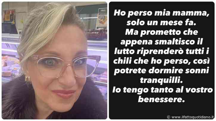 “Ho perso mia mamma, solo un mese fa. Ma prometto che appena smaltisco il lutto riprenderò tutti i chili che ho perso”: la risposta di Katia Follesa agli haters