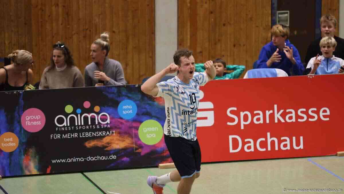 Volleyball satt in der Scherer-Halle