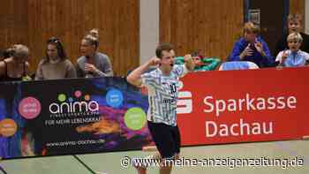 Volleyball satt in der Scherer-Halle