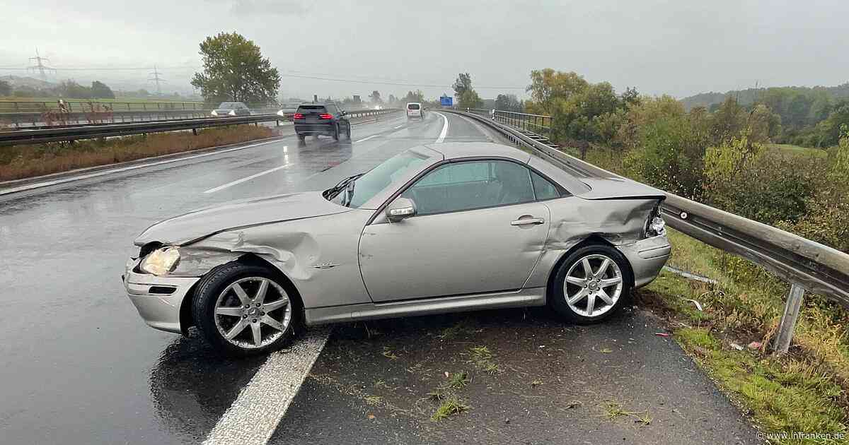 Kreis Bamberg: Kontrolle auf A70 verloren - Vollbremsung wegen Überholmanöver