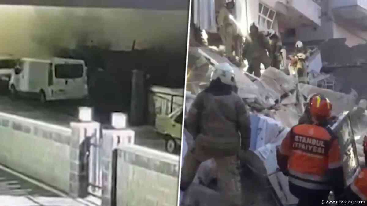 Dodelijke ramp in Istanbul: gebouw met zeven verdiepingen stort plotseling in