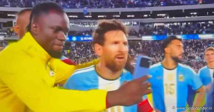 ‘We kregen zelfs geen shirtje of foto’: bondscoach Benin haalt uit na ‘donkere vlek’ op afscheidswedstrijd Lionel Messi