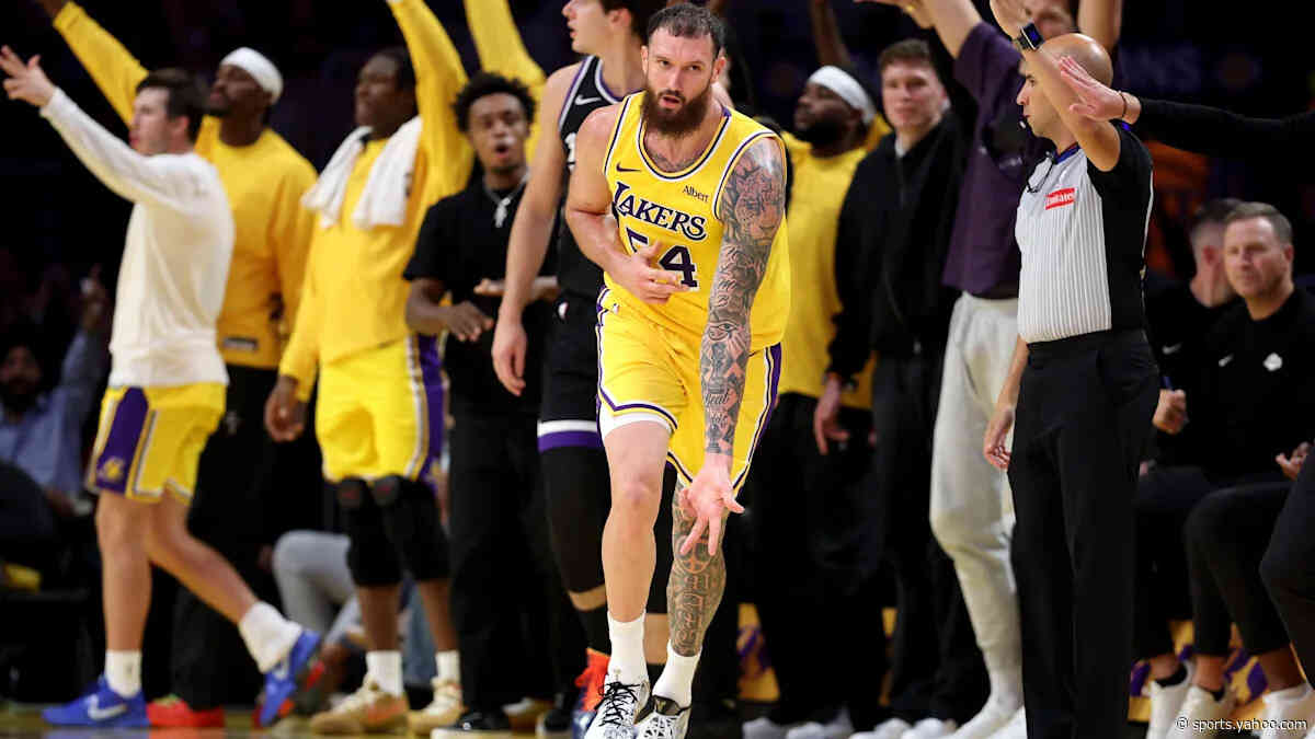 ‘I’m a basketball player’: Sandro Mamukelashvili’s connectivity continues to lift Lakers
