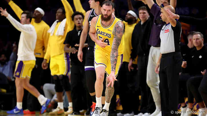 ‘I’m a basketball player’: Sandro Mamukelashvili’s connectivity continues to lift Lakers