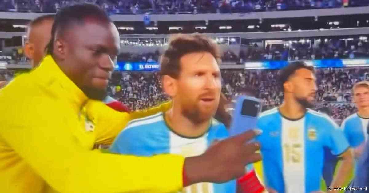 ‘We kregen zelfs geen shirtje of foto’: bondscoach Benin haalt uit na ‘donkere vlek’ op afscheidswedstrijd Lionel Messi