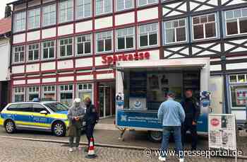 POL-NOM: Abschluss der Aktionswoche auf dem Uslarer Landmarkt