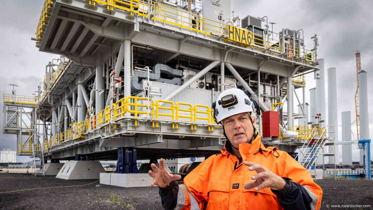 Afgedankt Shell-platform van 100 miljoen euro in Groningse haven springplank voor waterstofbedrijven en studenten