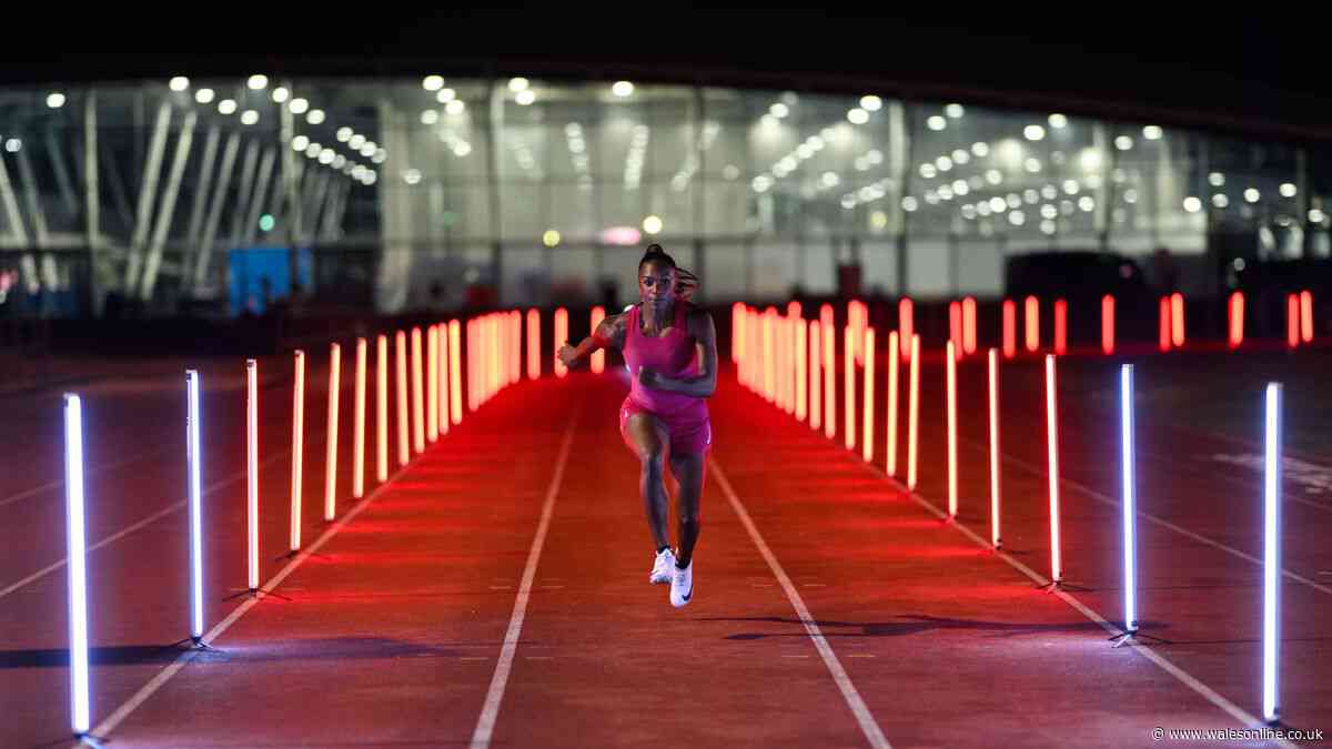 Dina Asher-Smith races Vodafone's super fast new mobile plan in the ultimate speed test
