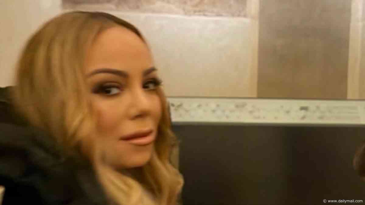 Mariah Carey leaves her fans in stitches by posing deadpan in front of Leonardo da Vinci's The Last Supper painting as it's declared the 'next big meme'
