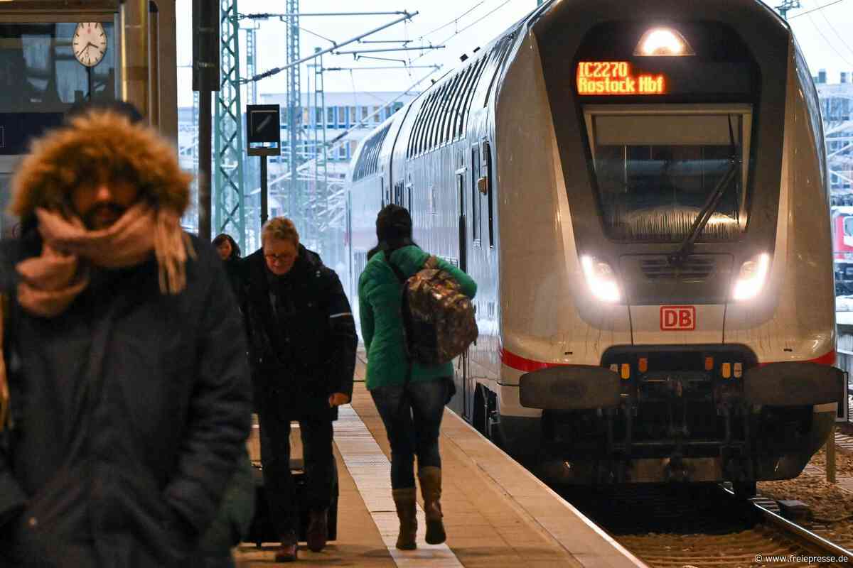 Freiberg: IC-Züge nach Rostock fahren derzeit über Schwerin