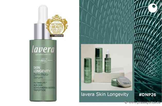 Skin Longevity von lavera erzielt zwei bedeutende Anerkennungen in Europa / Victoire de la Beauté und Nominierung beim 19. Deutschen Nachhaltigkeitspreis Produkte