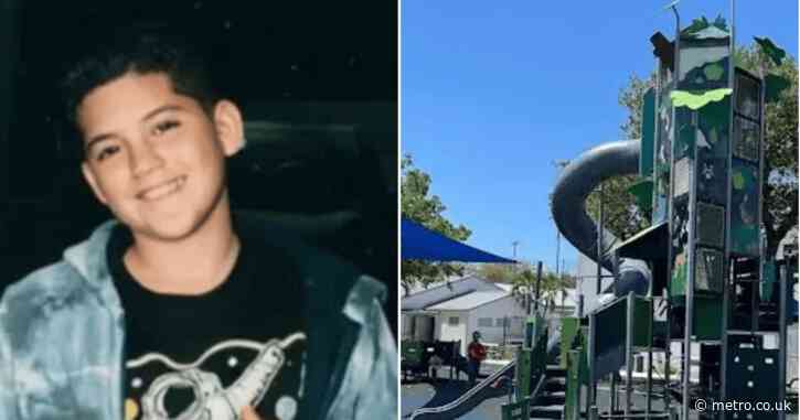 Boy, 13, dies in freak accident on playground slide