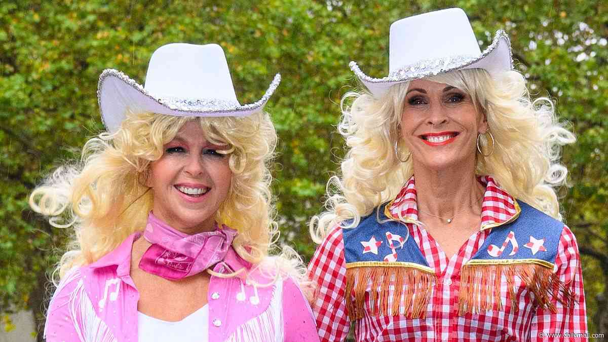 Kate Garraway and Jenni Falconer pay tribute to the late Dolly Parton in cowgirl-themed ensemble for Global's Make Some Noise campaign