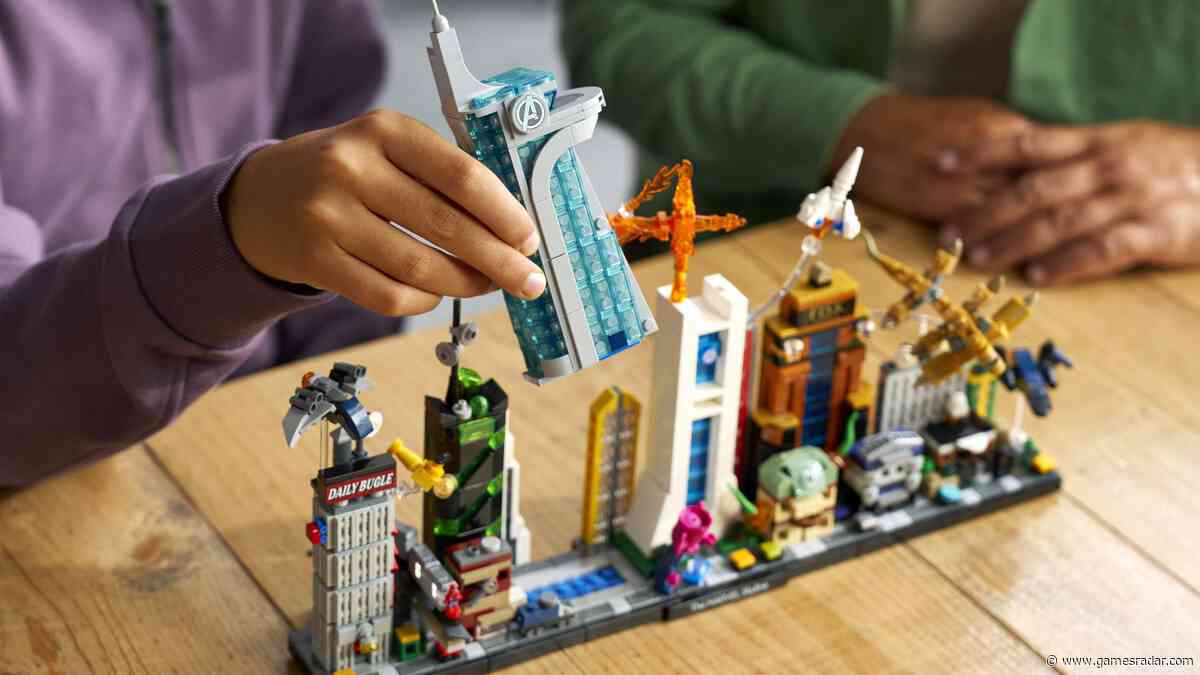 Lego Marvel Skyline revealed, and I'm living for absurd deep cuts like the 'Thanos Copter'