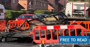 Caravan destroyed after late-night Bristol fire