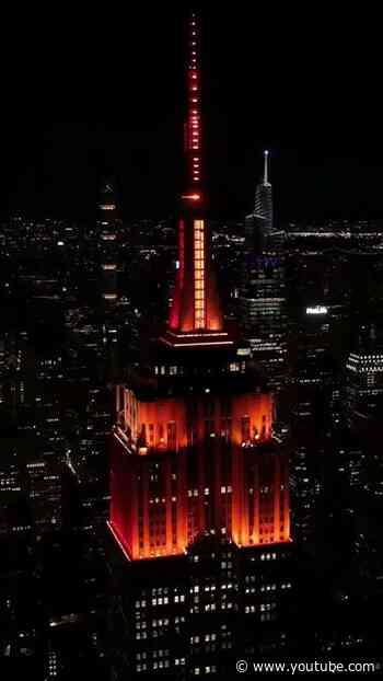 Why was the Empire State Building orange?