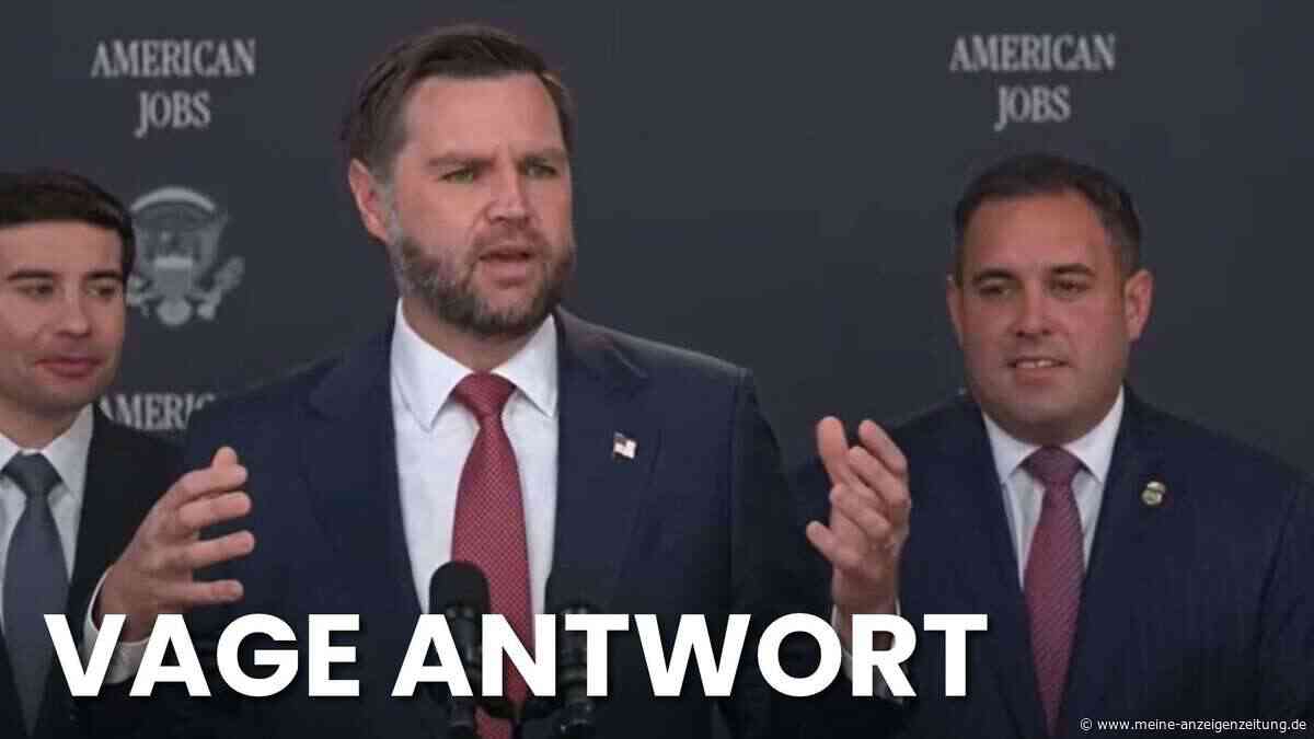 US-Vizepräsident J. D. Vance soll Sozialismus definieren – seine Antwort verwundert