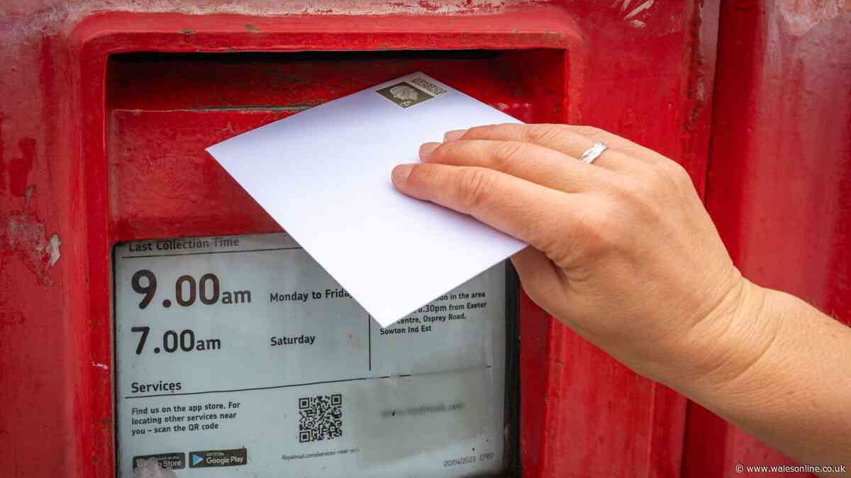 Royal Mail customers urged to not write address in middle of envelope to avoid delays