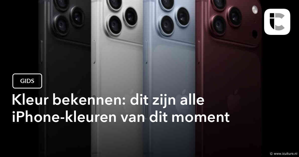 Kleur bekennen: dit zijn alle iPhone-kleuren van dit moment