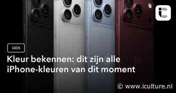 Kleur bekennen: dit zijn alle iPhone-kleuren van dit moment
