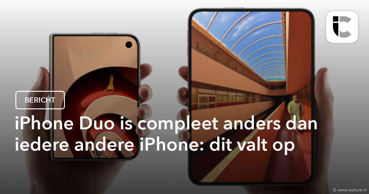 iPhone Duo is compleet anders dan iedere andere iPhone: dit valt op