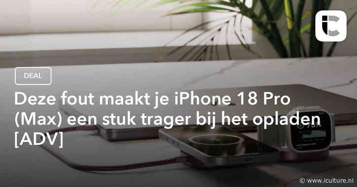 Deze fout maakt je iPhone 18 Pro (Max) een stuk trager bij het opladen [ADV]