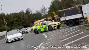 Rush-hour closure on A34 after lorry overturned