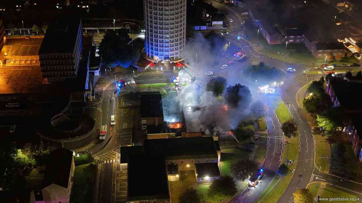 Two boys, 12, come forward to police over inferno at derelict Billingham library