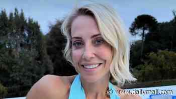 A Place In The Sun host Laura Hamilton wears blue bikini as she has family-sized hot tub put into her huge garden