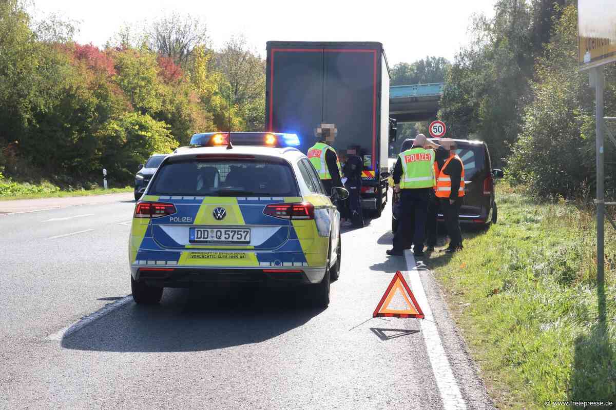 Unfall mit Leichenwagen in Chemnitz