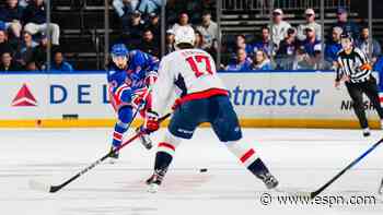NHL Tonight: Rangers, Capitals square off in early Metro showdown