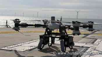 Cargo drones deliver toolkits to wind turbines in the North Sea in 'milestone' trial